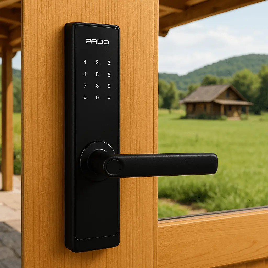 PADO FDE-250 em ambiente rústico com vista para natureza